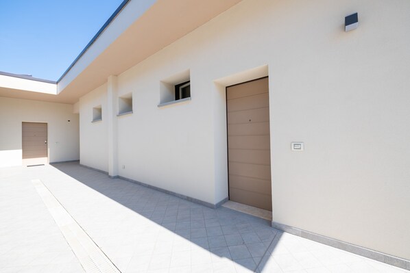 Fassade der Unterkunft