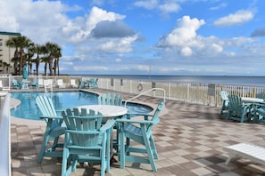 Una piscina riscaldata