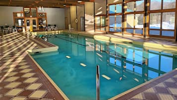 Indoor pool, a heated pool