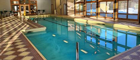 Indoor pool, a heated pool