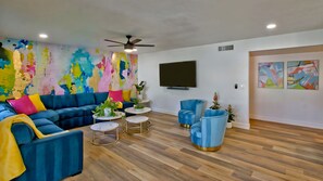 Smart TV, ping pong, offices