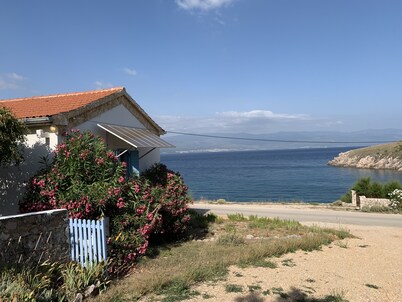 Stone house by the sea