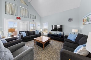 Smart TV, DVD player, books