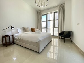 Panoramic Apartment | 2 bedrooms, premium bedding, in-room safe, individually decorated - Lux BnB Standpoint Towers Burj & Fountain Views (Dubai)