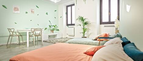 1 slaapkamer, een bureau, reisbedje, gratis wifi