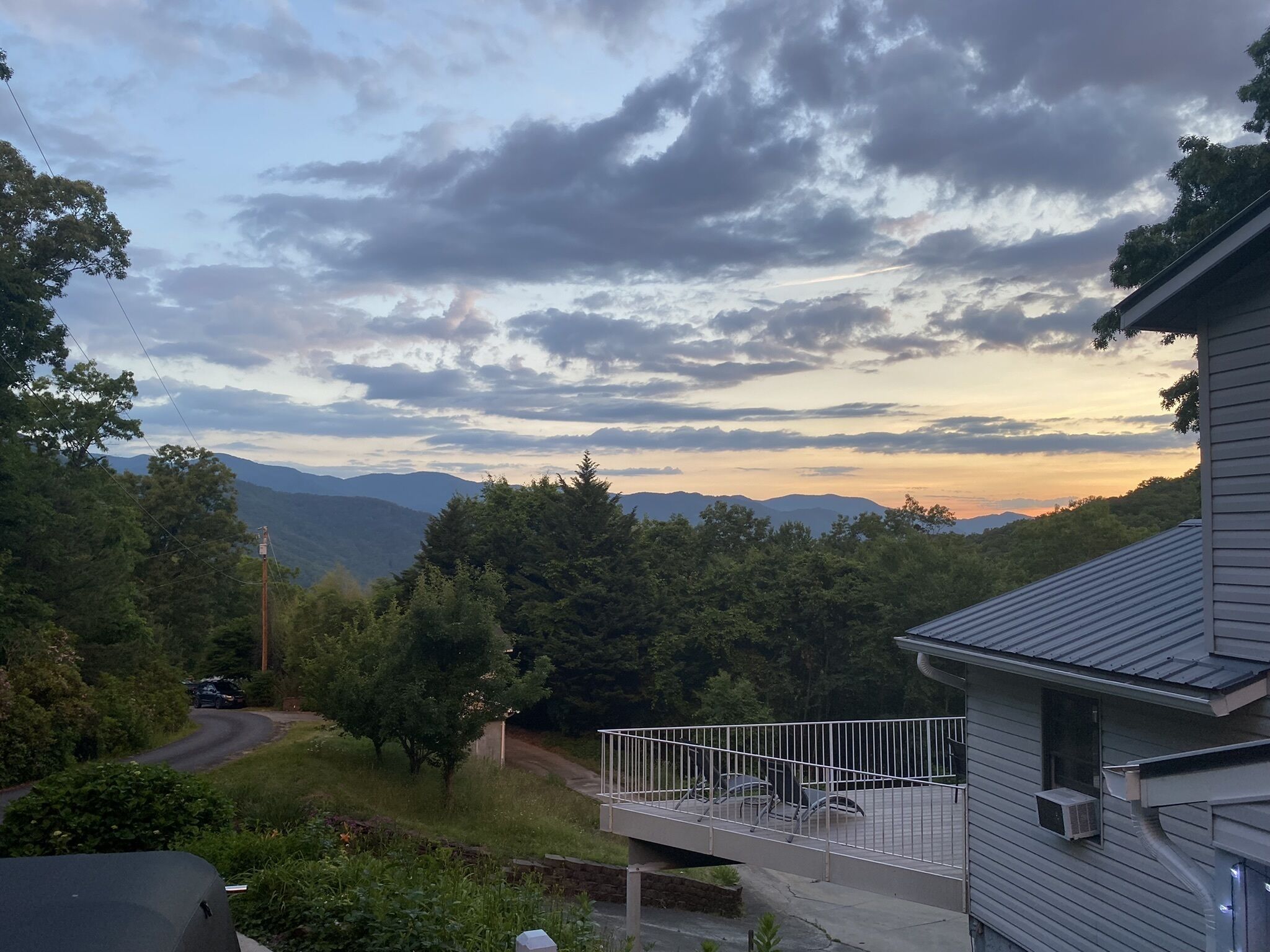 Vista desde la propiedad