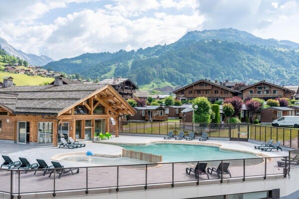 Indoor pool, a heated pool