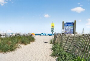På stranden