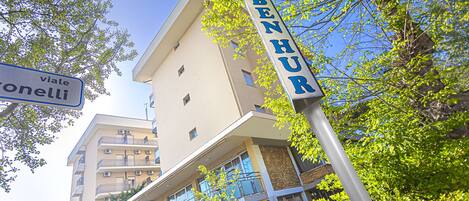 Façade de l’hébergement