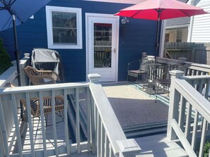 Terrace/patio - The Little Blue Cottage in Fountain Square (Indianapolis)