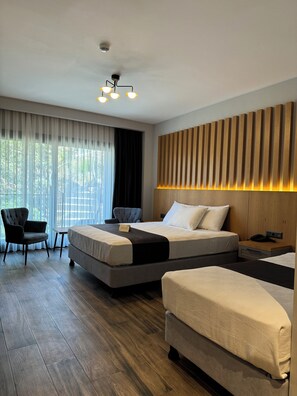 Standard Triple Room | Egyptian cotton sheets, premium bedding, down duvets, memory-foam beds - The Rest Port Argento (Bodrum)