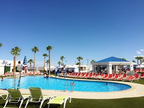Indoor pool, outdoor pool