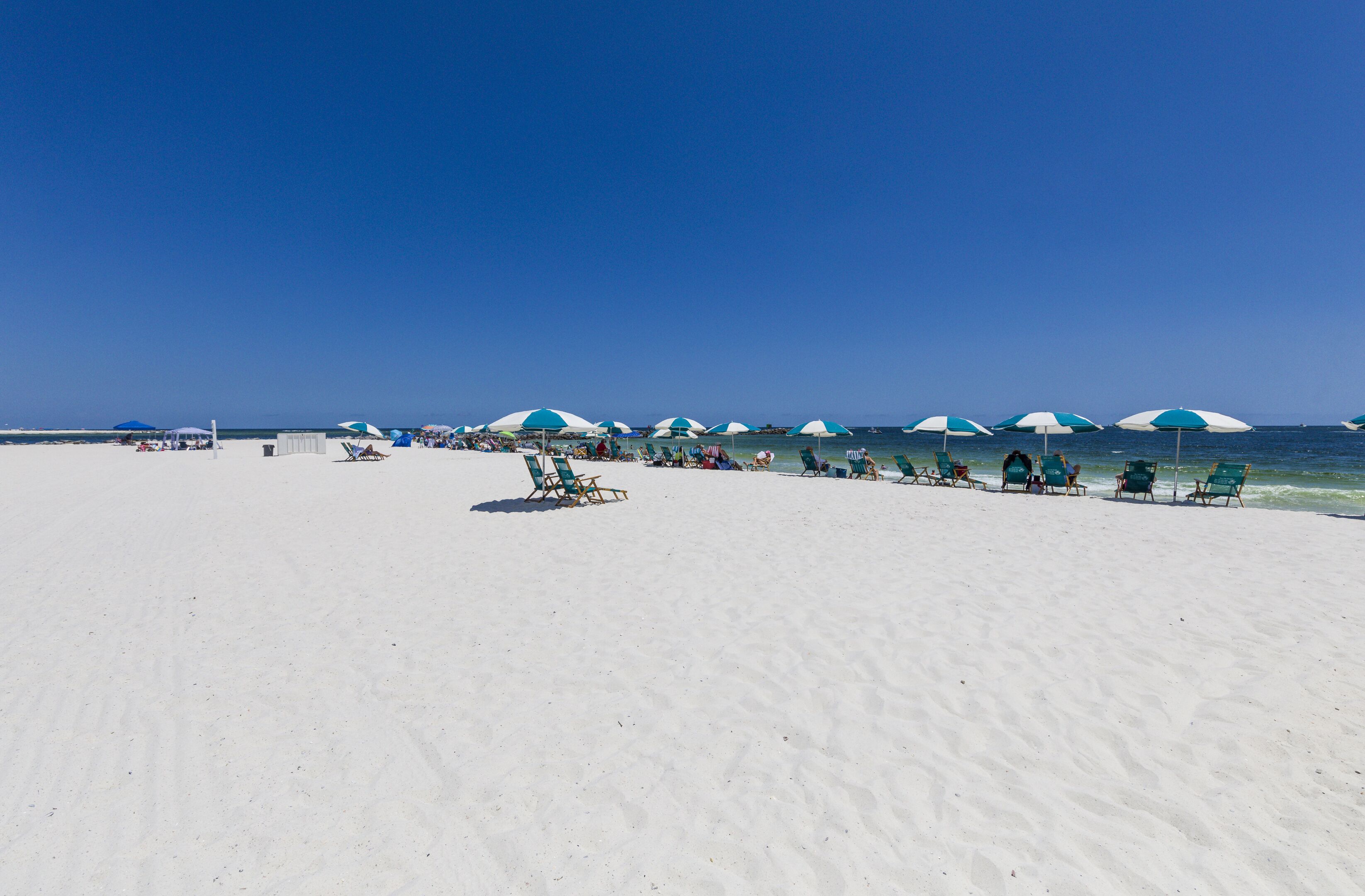 Aan het strand