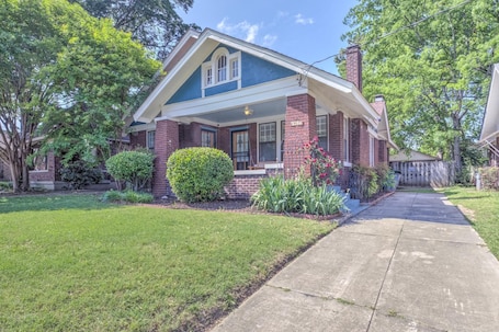 Exterior. Renovated Cooper-Young Bungalow w/ Game Room • Walk to Food, Bars & Liberty Bowl