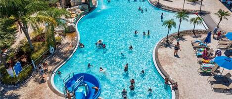 Una piscina riscaldata