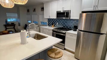 Superior Cabin | Private kitchen | Coffee/tea maker