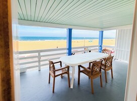 Apartamento Deluxe, 4 habitaciones, no fumadores, vistas al mar | Terraza o patio