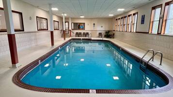 Indoor pool, a heated pool