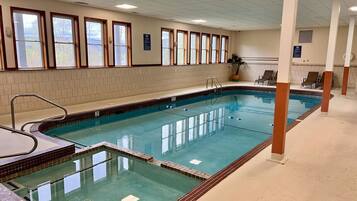 Indoor pool, a heated pool