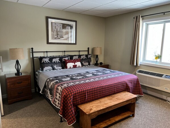 Desk, iron/ironing board, travel crib, free WiFi
