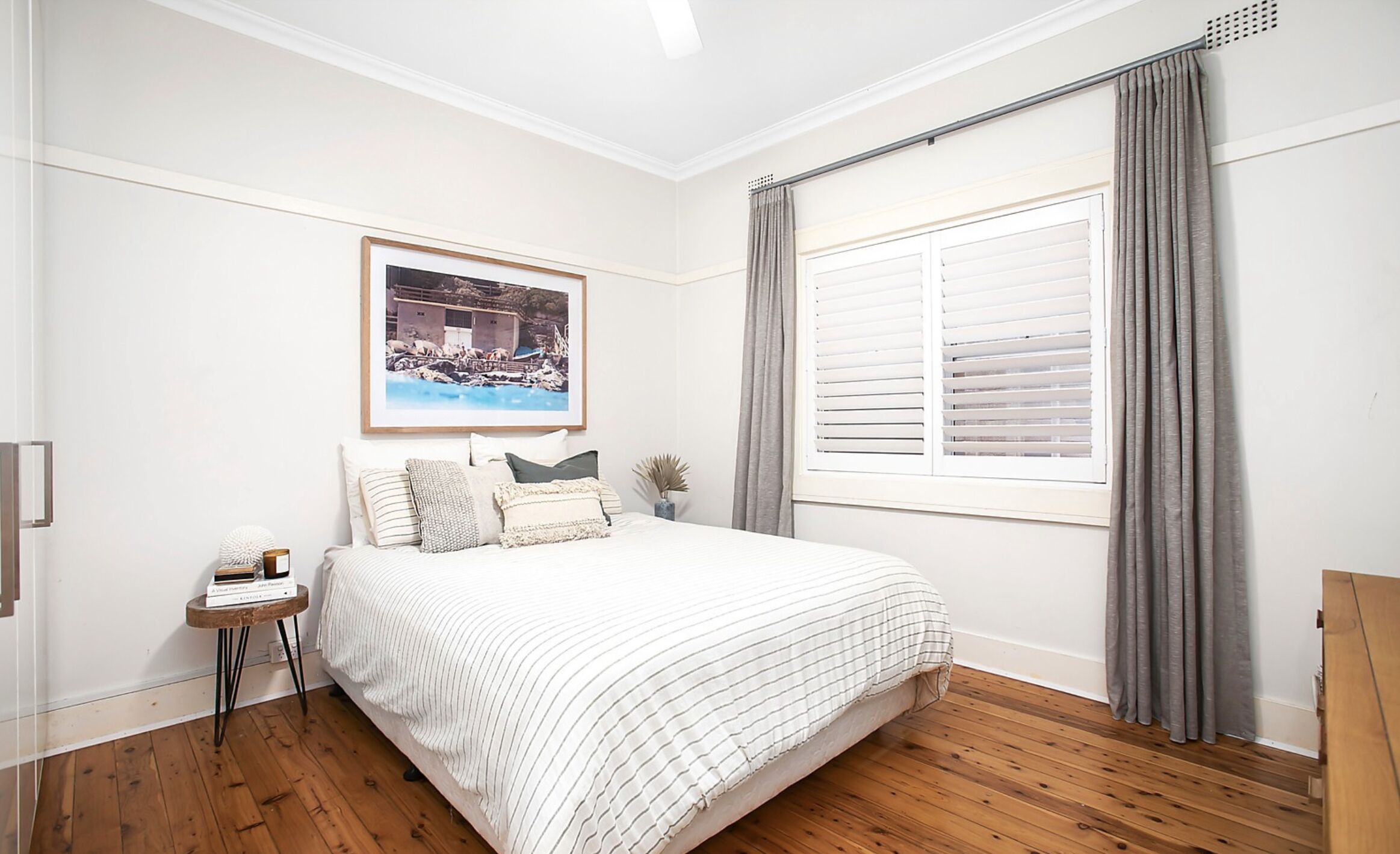 On beach, expansive, sun soaked garden living