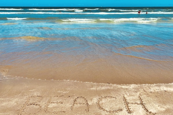 Plage à proximité, chaises longues, serviettes de plage