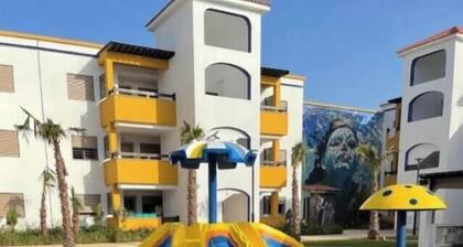 Luxury apartment in gated community with swimming pool at Marina Saidia