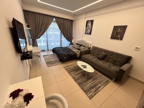 1 bedroom, desk, iron/ironing board, free WiFi - Brand New Studio in Arjan. (Dubai)