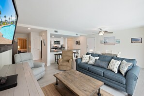Flat-screen TV - Sandcastle Condominium Unit 220 (Port Aransas)
