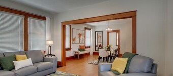 Cozy -Two bedroom home that is centrally located and beautifully restored.