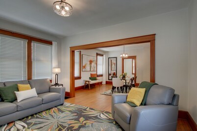 Cozy -Two bedroom home that is centrally located and beautifully restored.