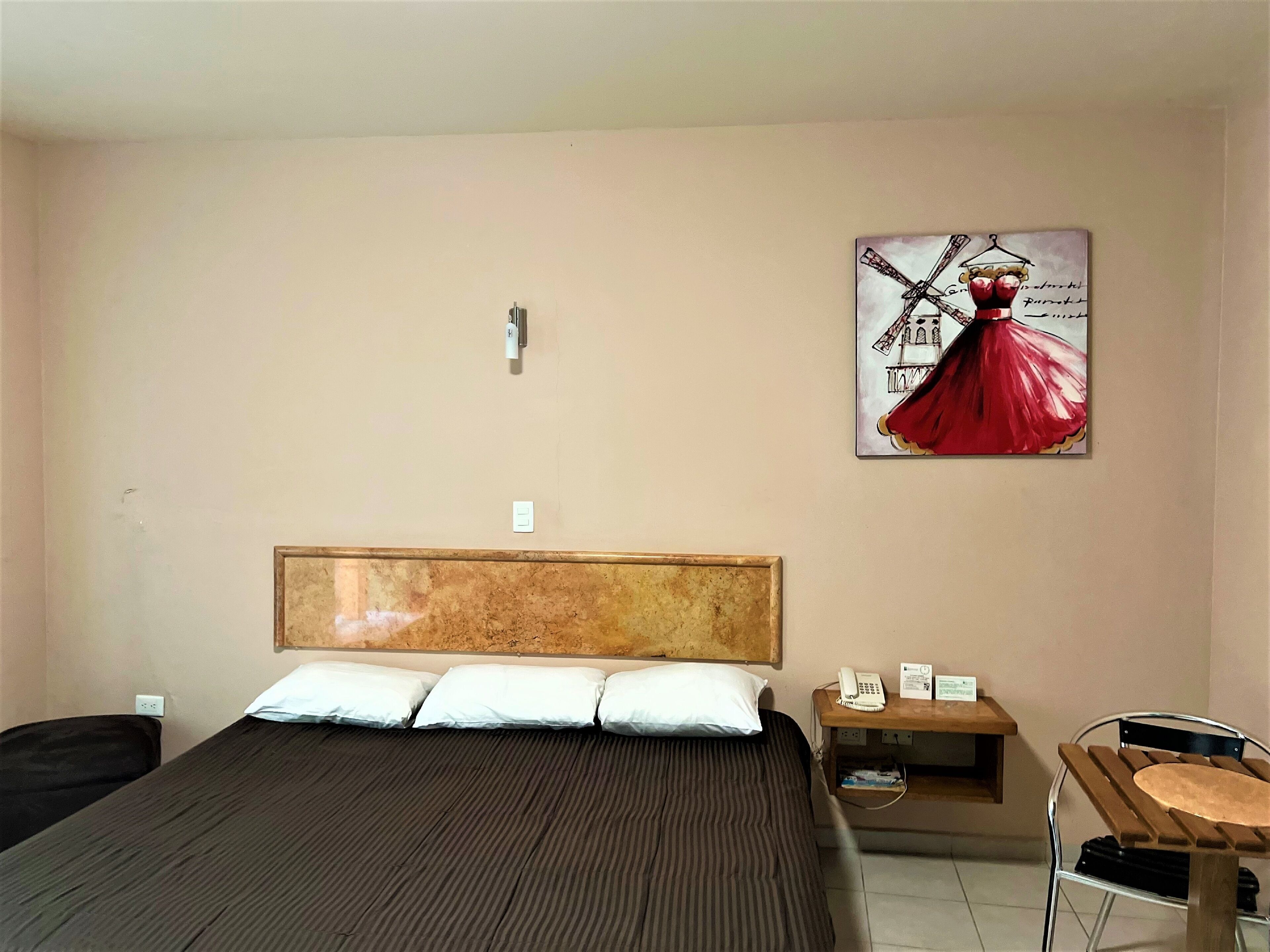 Blackout drapes, iron/ironing board, free WiFi, bed sheets
