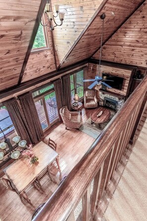 Fernseher, Kamin, Arbeitsbereiche