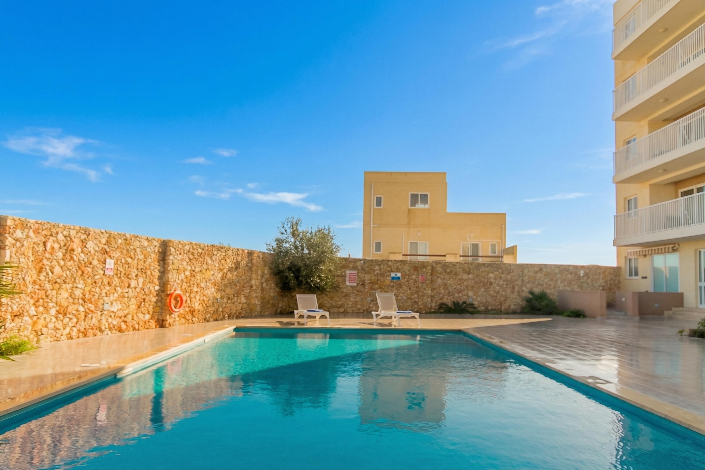 Familieleilighet, flere soverom (Wellness Hygge Modern Gozitan) | Basseng | Utendørsbasseng