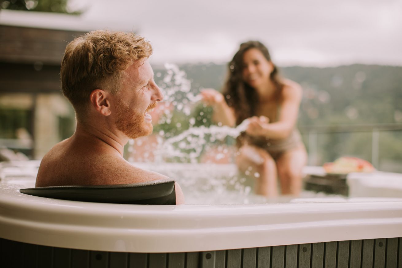 Bain à remous extérieur