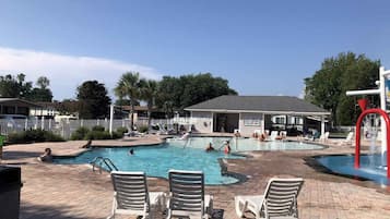 Indoor pool, outdoor pool