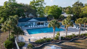 Indoor pool, outdoor pool