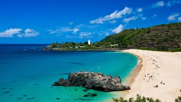 Una spiaggia nelle vicinanze