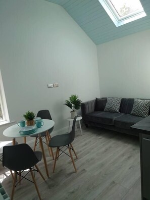 TV, fireplace - Leap Year Cottage by Lake Beaghcauneen in Clifden (Clifden)
