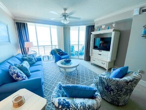 TV - 711 Mar Vista Grande Oceanfront 3 BR 3 BA 
5 Beds - Sleeps 10  (North Myrtle Beach)
