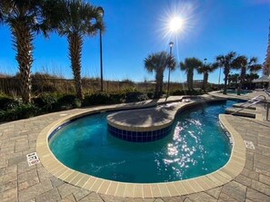 Indoor pool, outdoor pool - 711 Mar Vista Grande Oceanfront 3 BR 3 BA 
5 Beds - Sleeps 10  (North Myrtle Beach)