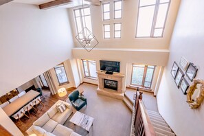 Smart TV, fireplace, DVD player - Canyons Resort Ski-In / Ski-Out Penthouse | Walk to Skiing via Sunrise Lift, Ski-Valet, Hot Tub, Gym (Park City)