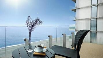 Udsigt fra overnatningsstedet