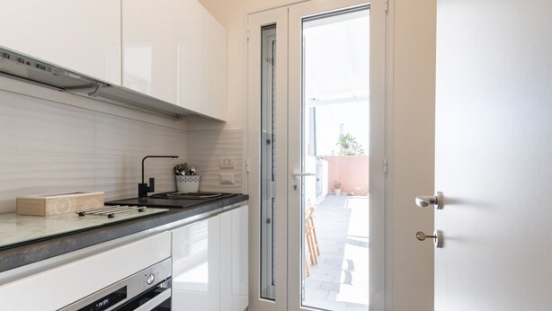 Fridge, oven, stovetop, electric kettle - Salento Seaside Villa x4 with terrace (Lendinuso)