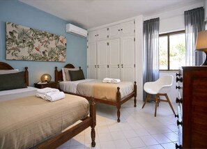 2 bedrooms, iron/ironing board, travel crib, WiFi