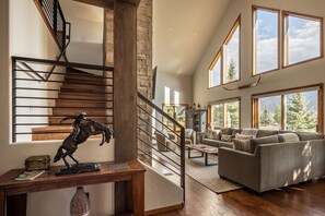 Interior - Book for Winter! Spacious Home near Town Center with Hot Tub! Mountain Views! (Big Sky)