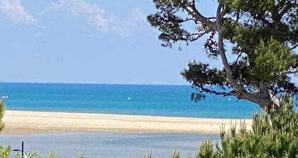 Appartement pour 4 pers, proche plage, parking, terrasse, commerces à proximité