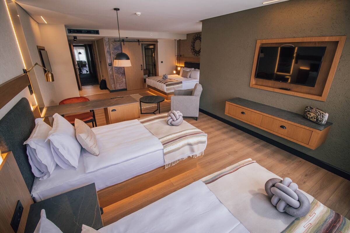 Literie de qualité supérieure, minibar, coffres-forts dans les chambres