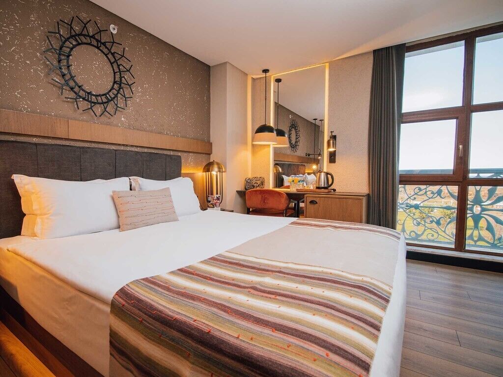 Habitación Deluxe, no fumadores, vistas al mar | Ropa de cama de alta calidad y caja fuerte