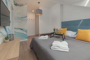 1 soverom, skrivebord, strykejern/-brett og wi-fi